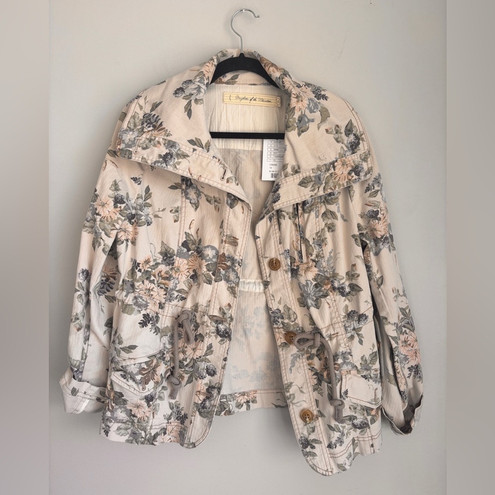 Floral Beige Jacket